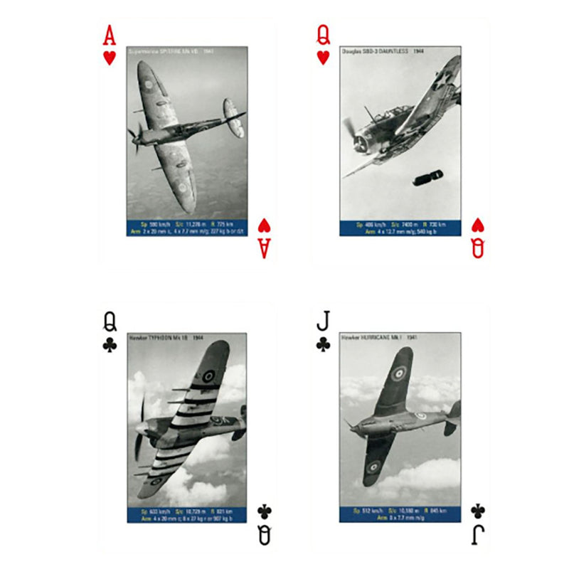 Warplanes Playing Cards