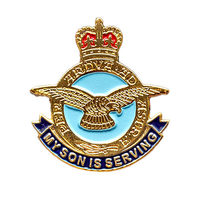 RAF My Son is Serving Pin Badge