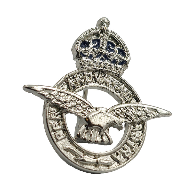 RAF Crest Silver Brooch