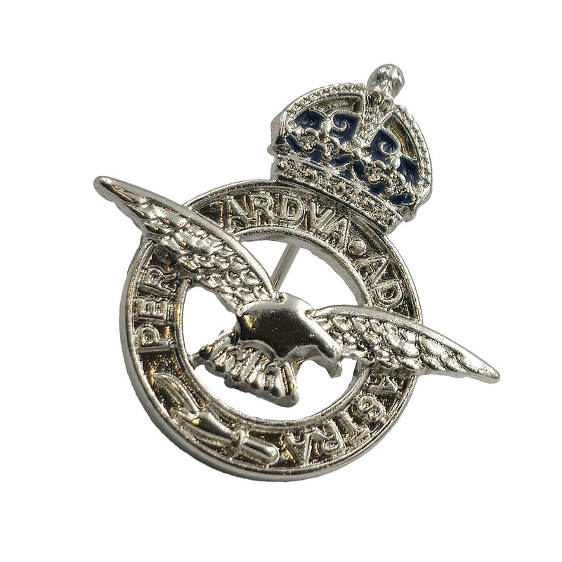 RAF Crest Silver Brooch