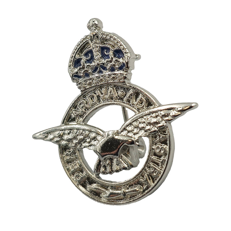 RAF Crest Silver Brooch