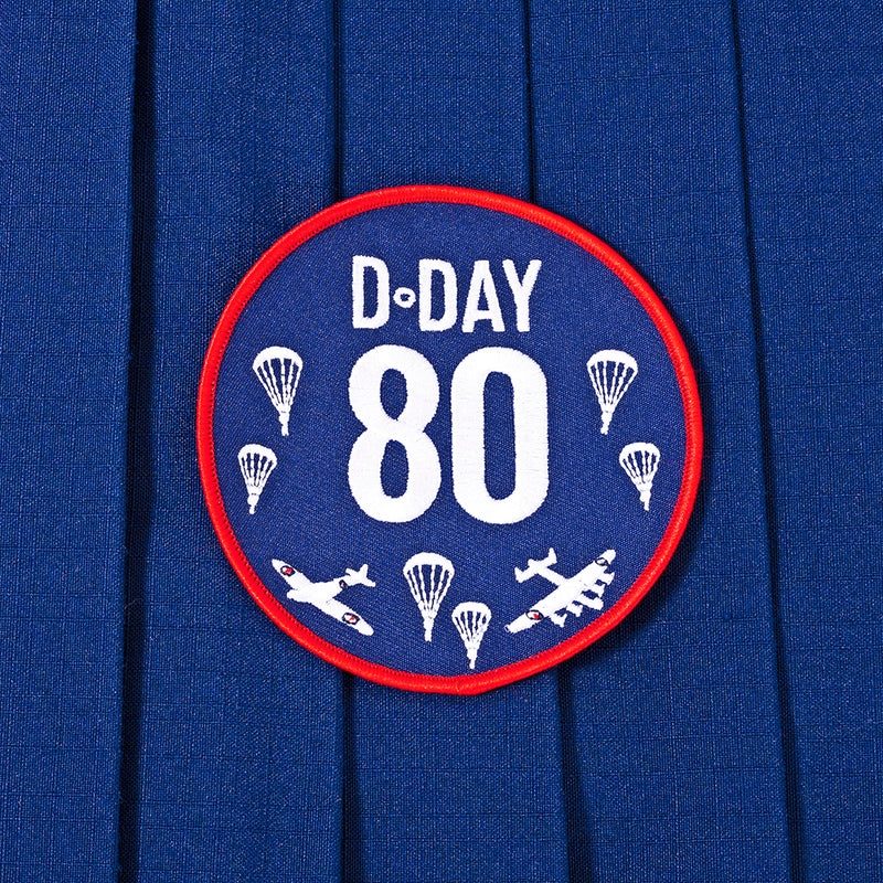 D-Day 80 Embroidered Badge