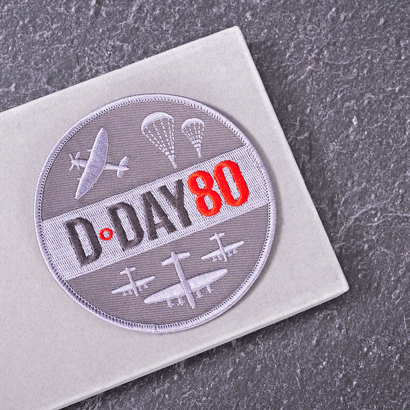 D-Day 80 Embroidered Badge