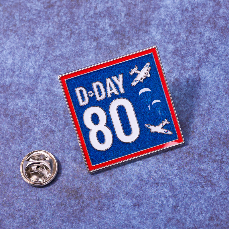 D-Day 80 Pin Badge