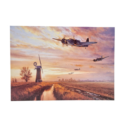 Greeting Card - Blenheim Over Norfolk