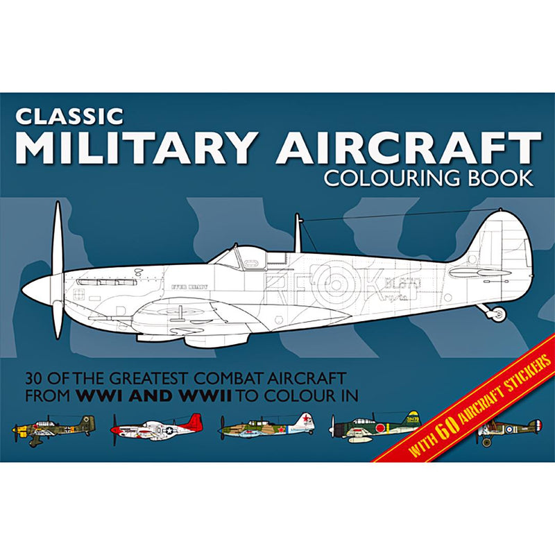 Military Aircraft Colouring Book