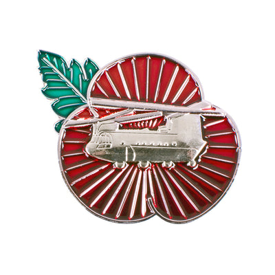 Chinook Poppy Badge