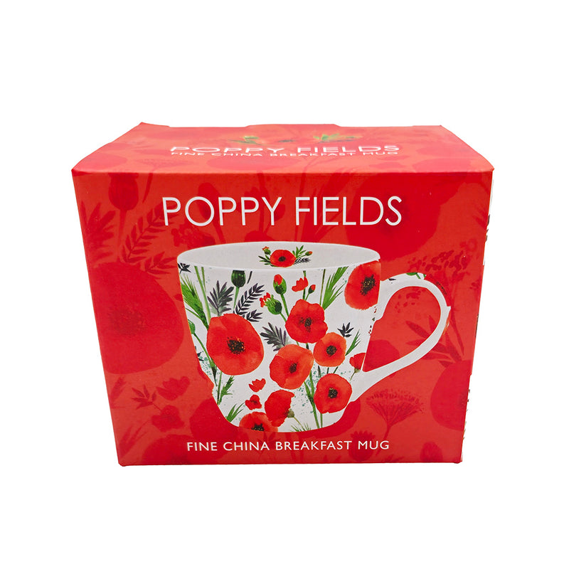 Poppy Breakfast Mug