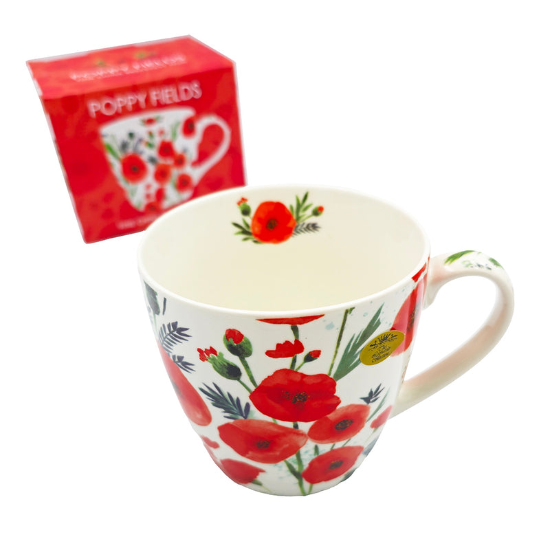 Poppy Breakfast Mug Boxed