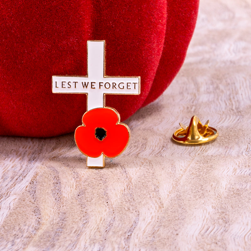 Poppy Cross Pin