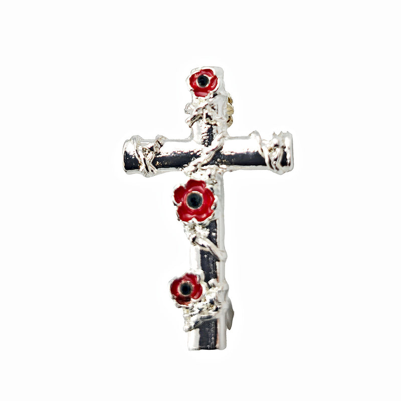 Poppy Cross Brooch