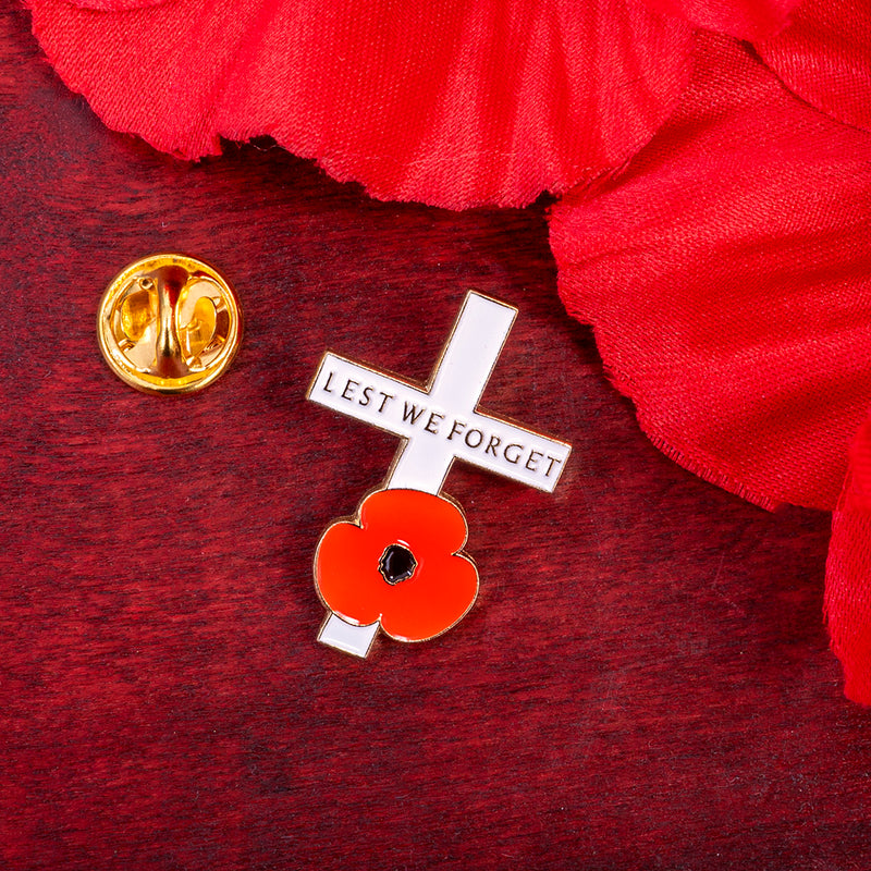 Poppy Cross Pin