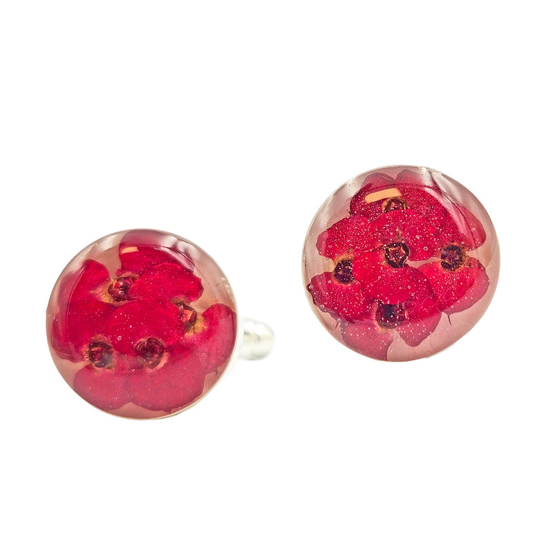 Poppy Cufflinks Set