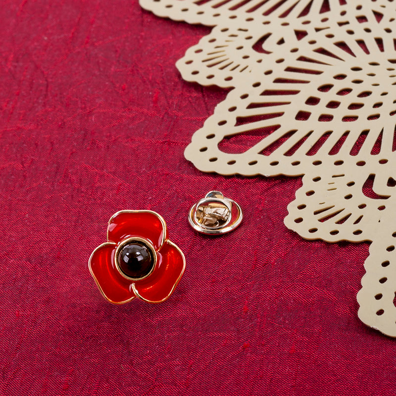 Poppy Lapel Pin