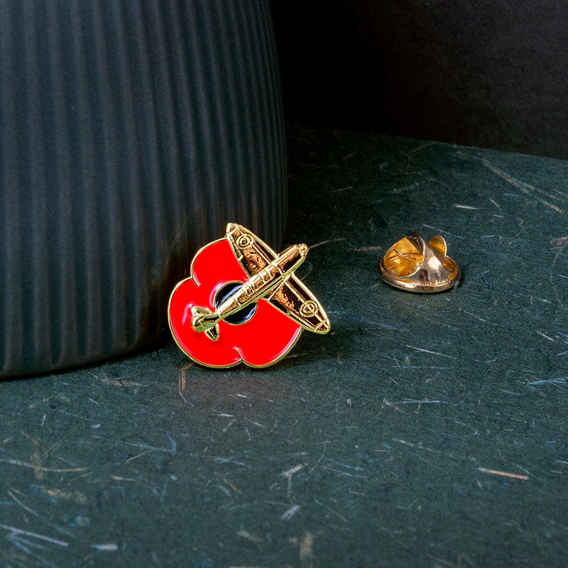 Spitfire Poppy Pin Badge