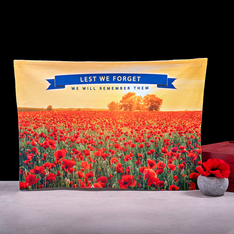 Poppy Remembrance Tea Towel