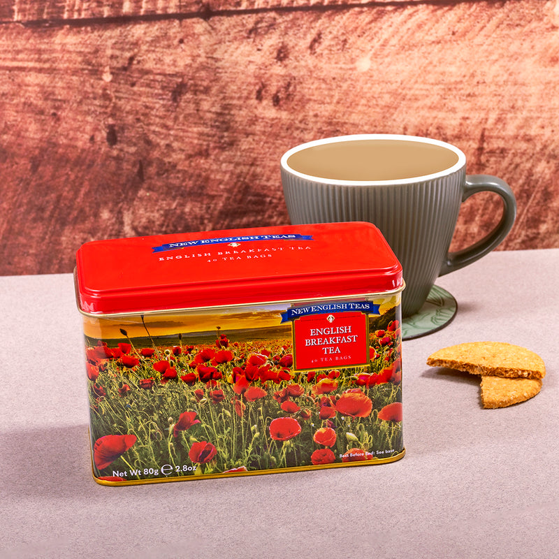 Poppy Tea Tin