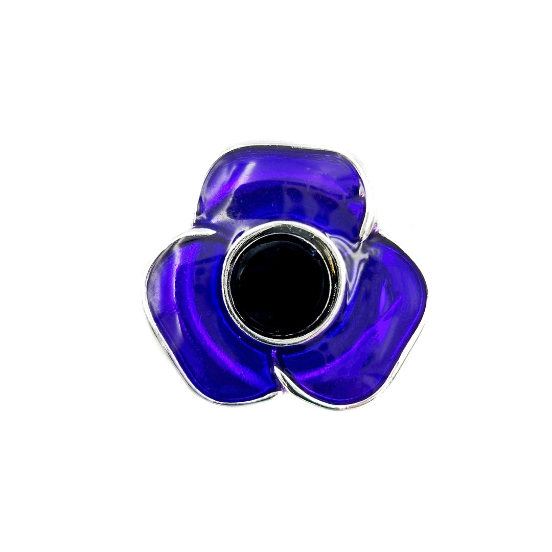 Purple poppy sale earrings