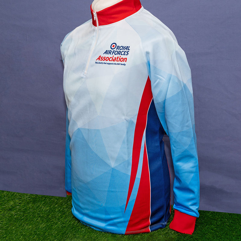 RAF Association Long Sleeve ¼ Zip Track Top