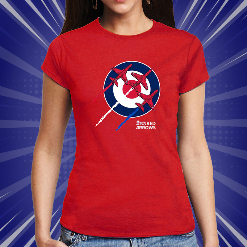 Red Arrows Ladies Roundel T-Shirt