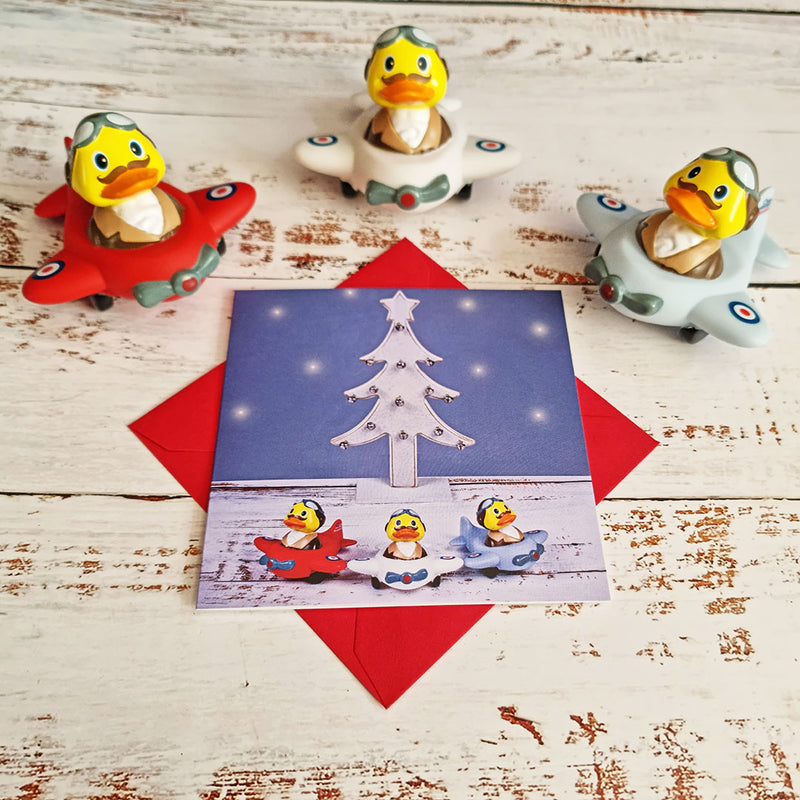 RAFA Ducks Christmas Card