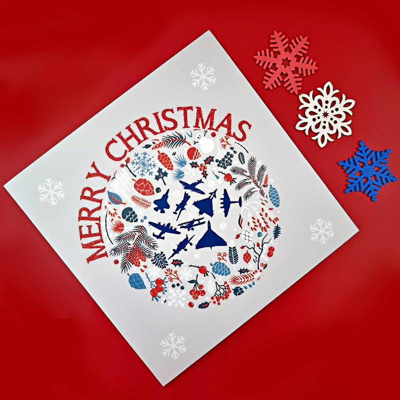 RAF Aircraft Christmas Card