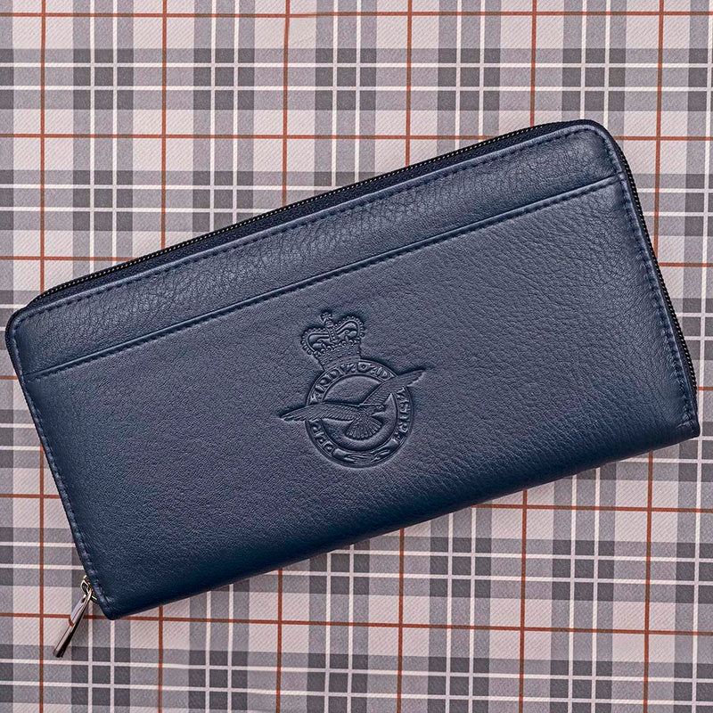 RAF Crest Blue Purse