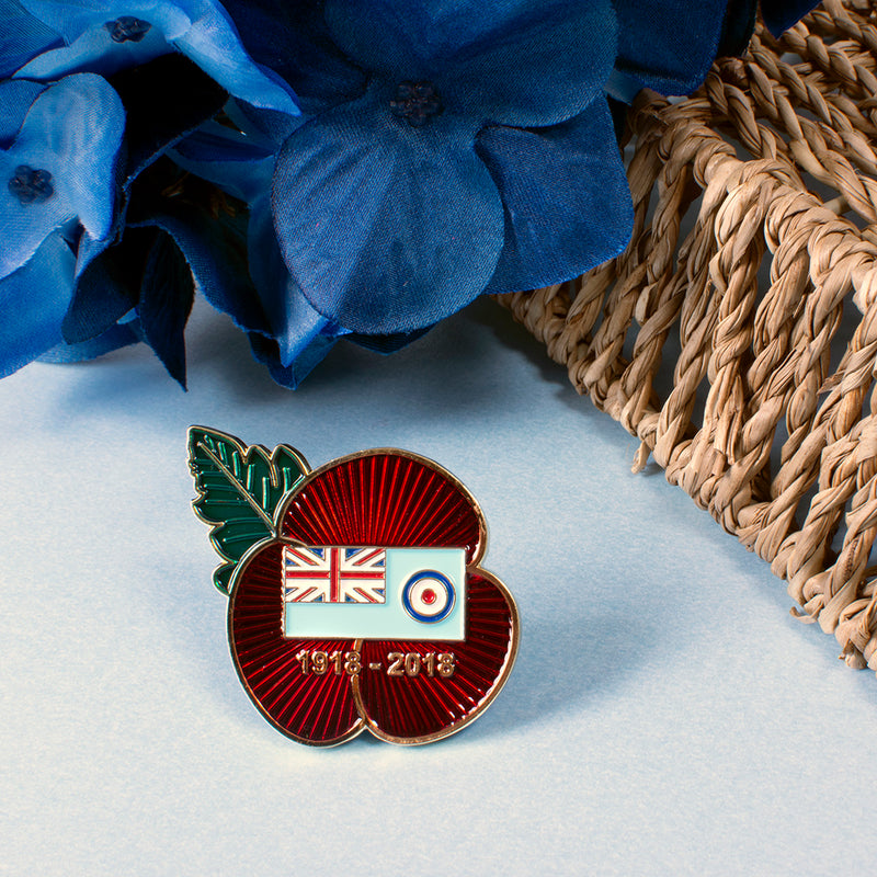 RAF Ensign Poppy Badge