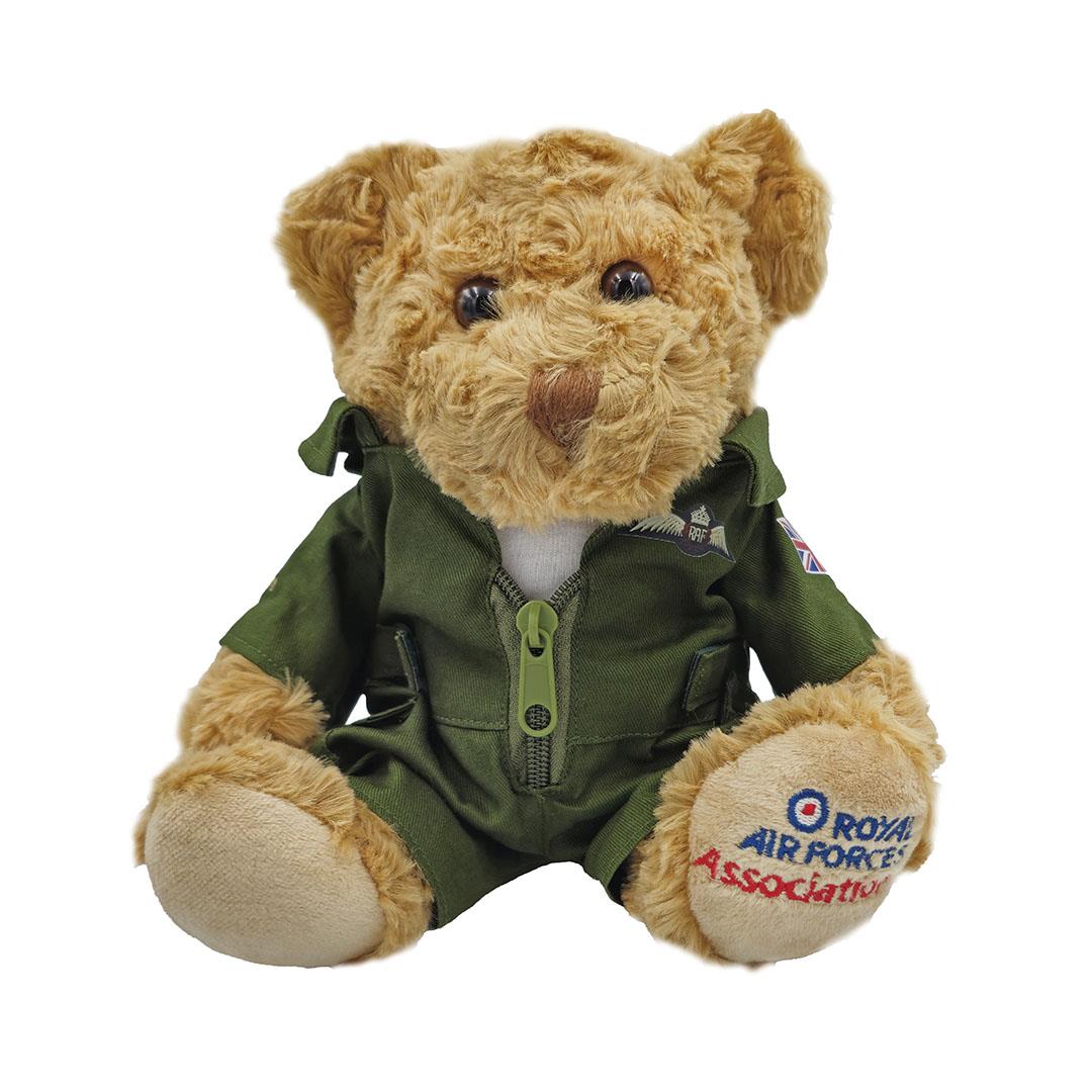 Green Pilot 9in Bear in Suit