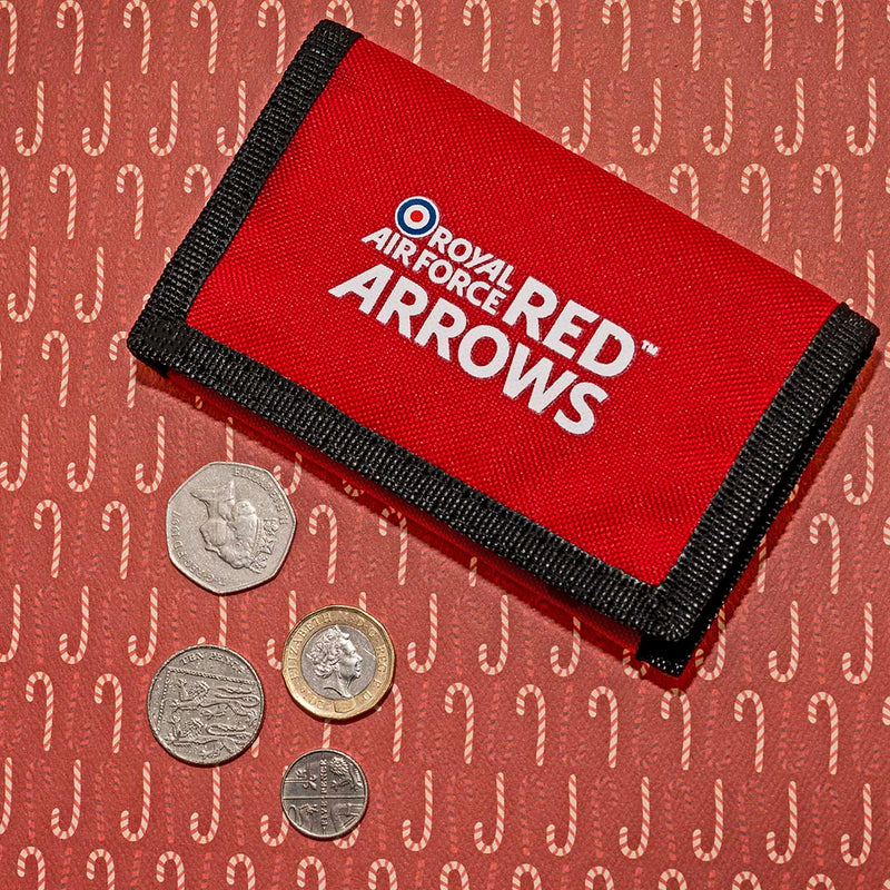 Red Arrows Fabric Wallet