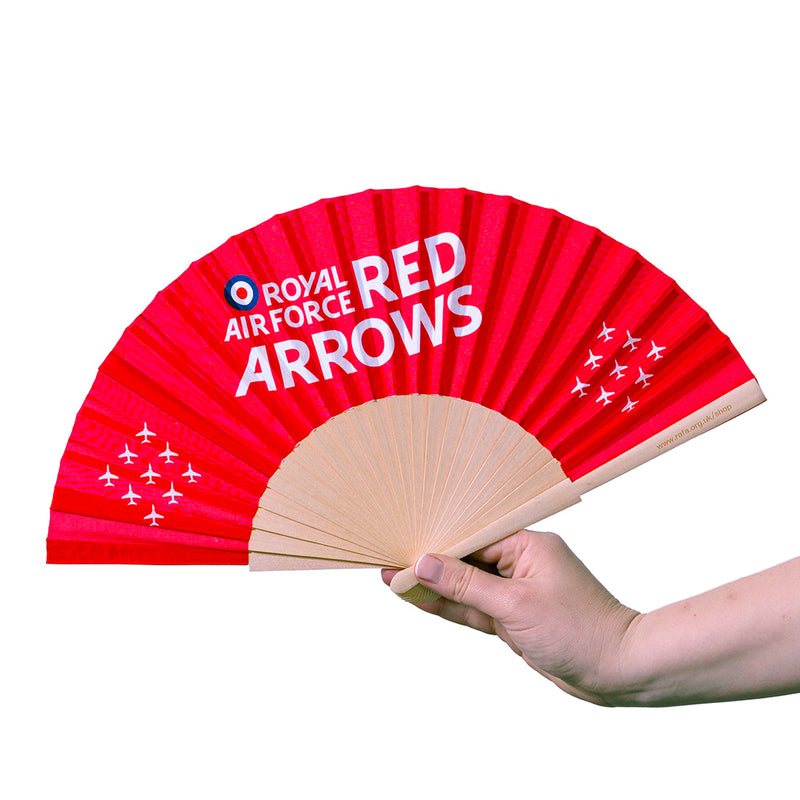 Red Arrows Folding Fan