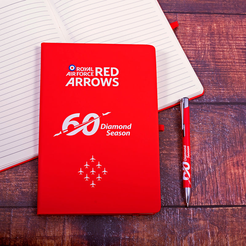 Red Arrows Notebook and Pen