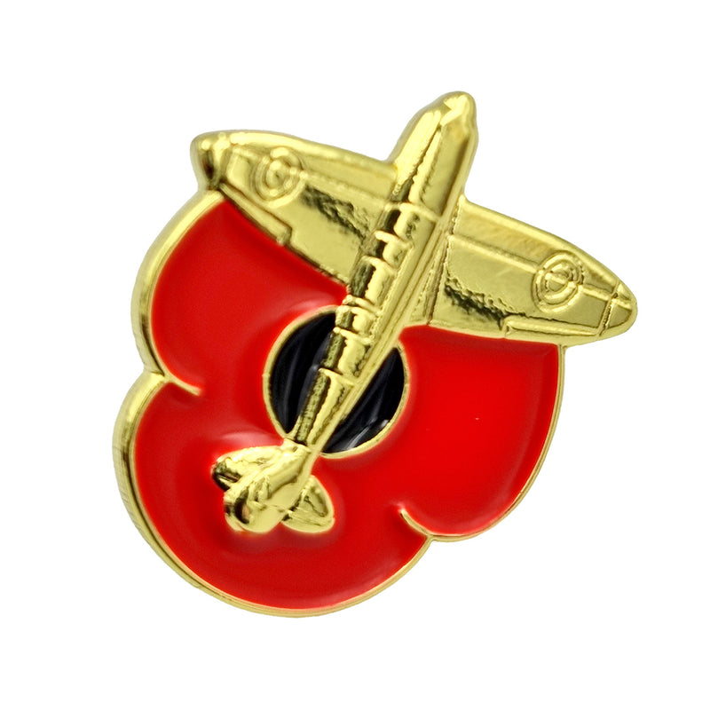 Spitfire Poppy Badge