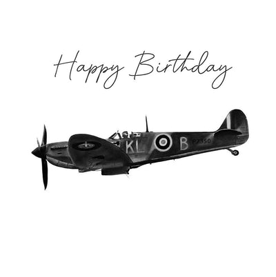 Spitfire Birthday Card