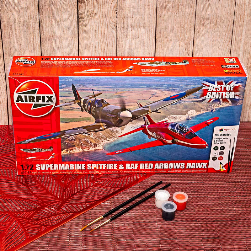 Spitfire and Red Arrows Model Paint Set