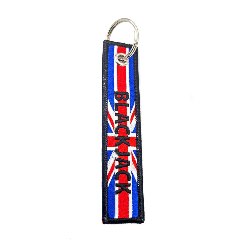 Typhoon Blackjack Embroidered Keyring