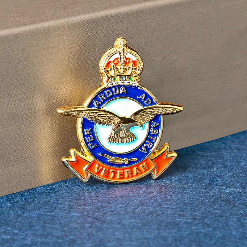 RAF Veteran Pin Badge