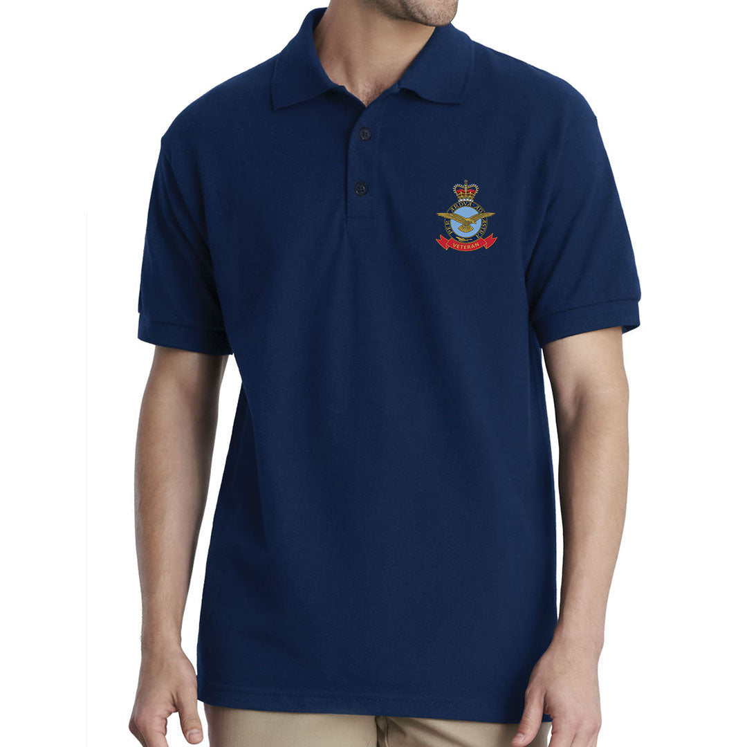 RAF Veteran Navy Polo Shirt