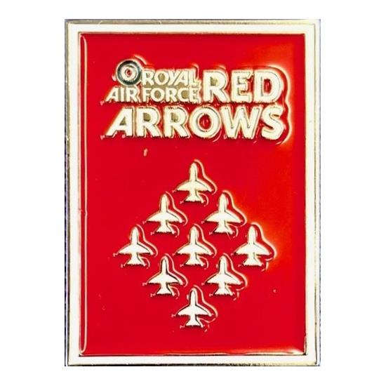 Red Arrows Logo & Diamond 9 Pin Badge