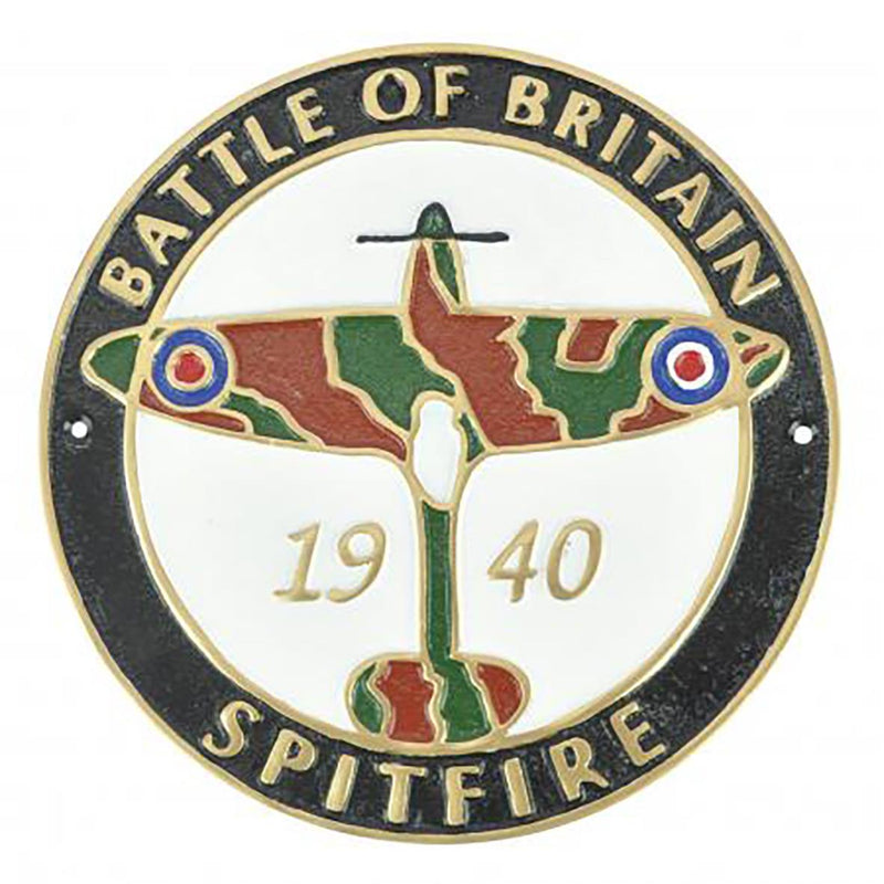 Battle of Britain Spitfire 1940 Plaque