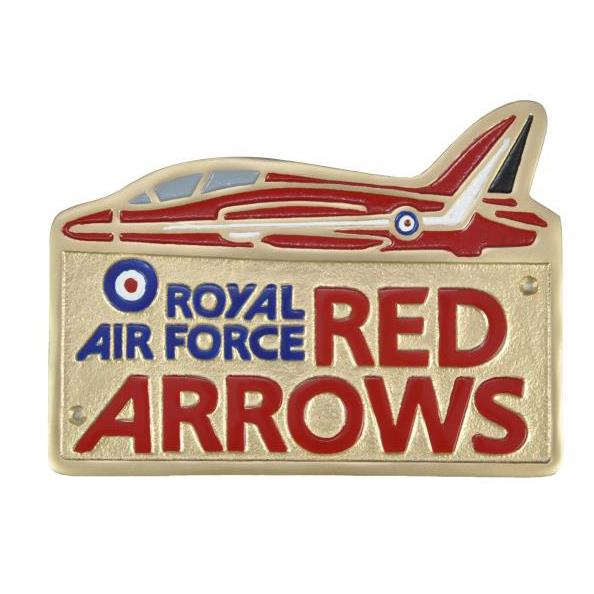 Red Arrows RAF Plaque