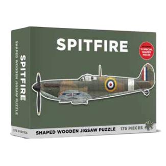 Spitfire Shaped Wooden Jigsaw Puzzle