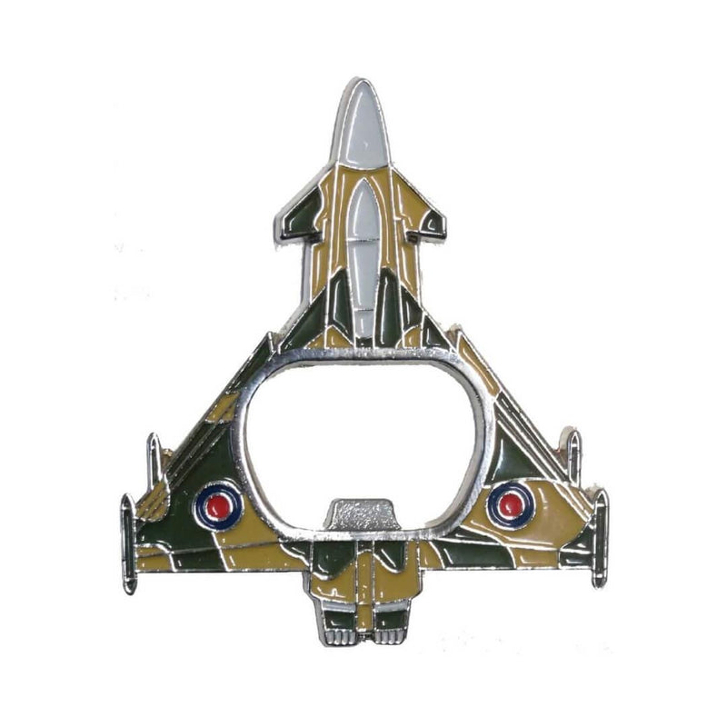 RAF100 Enamel Magnet Bottle Opener - Eurofighter - Carded - RAFATRAD