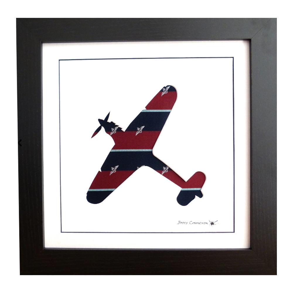 Hurricane RAF Pilot Fabric Print - RAFATRAD