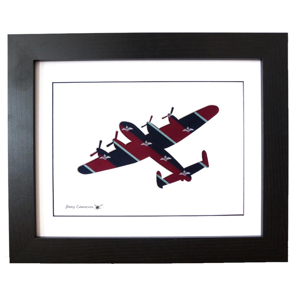 Lancaster RAF Pilot Fabric Print - RAFATRAD